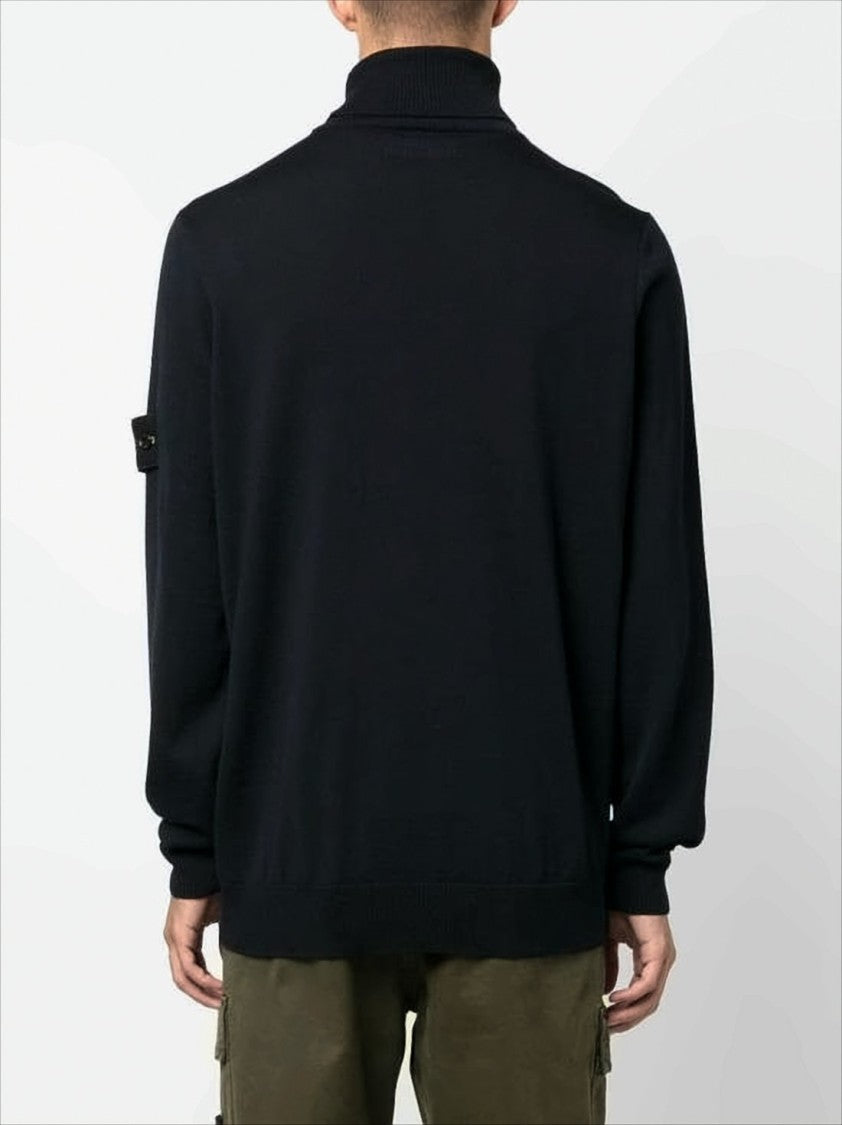 Stone Island Fine Knit Turtleneck Sweater