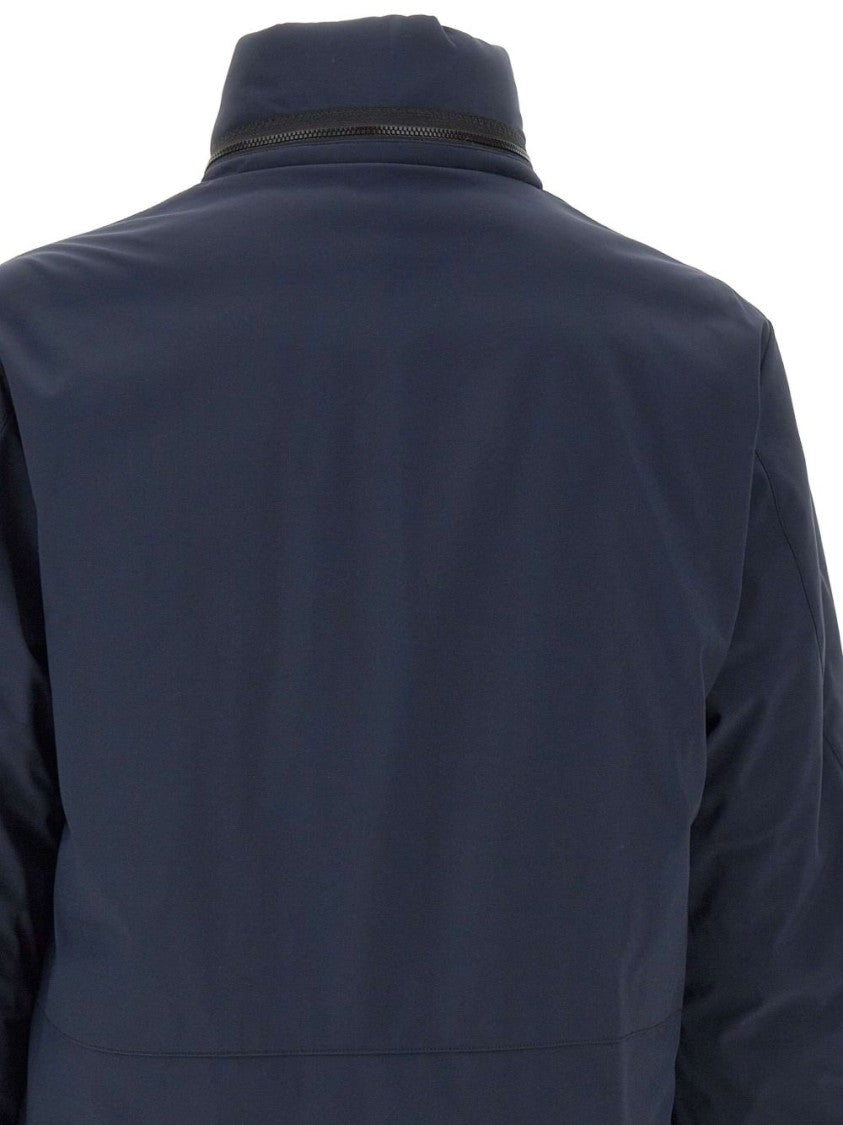 Peuterey Tailored Neutrals Coat With Structured Silhouette