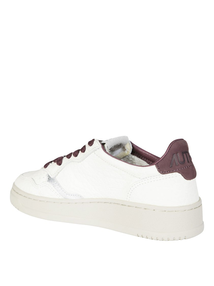 Autry White Medalist Low Leather Sneakers