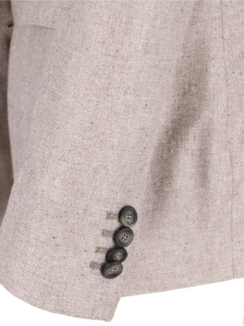 Tagliatore “Parigi” Double-Breasted Blazer – Beige