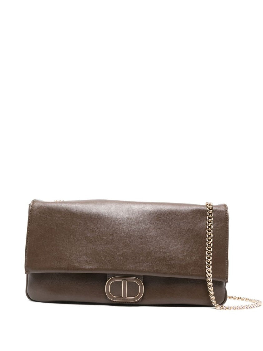 Twin-Set Structured Neutral Handbag