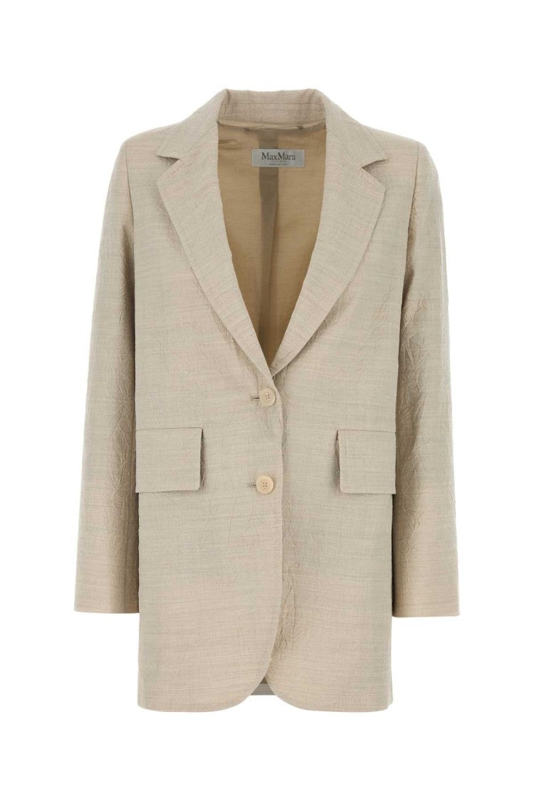 Max Mara Sand Wool Acacia Blazer