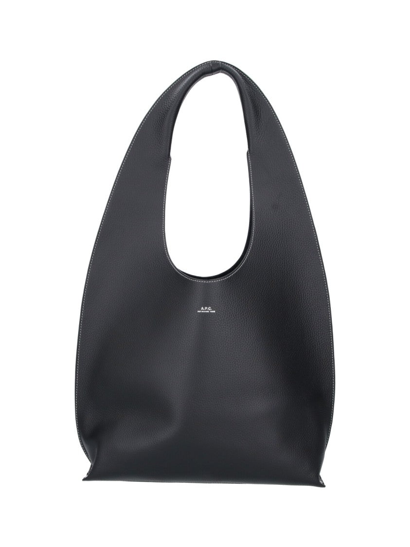 A.P.C. Crescent-Shaped Minimalist Bag With Discreet Logo