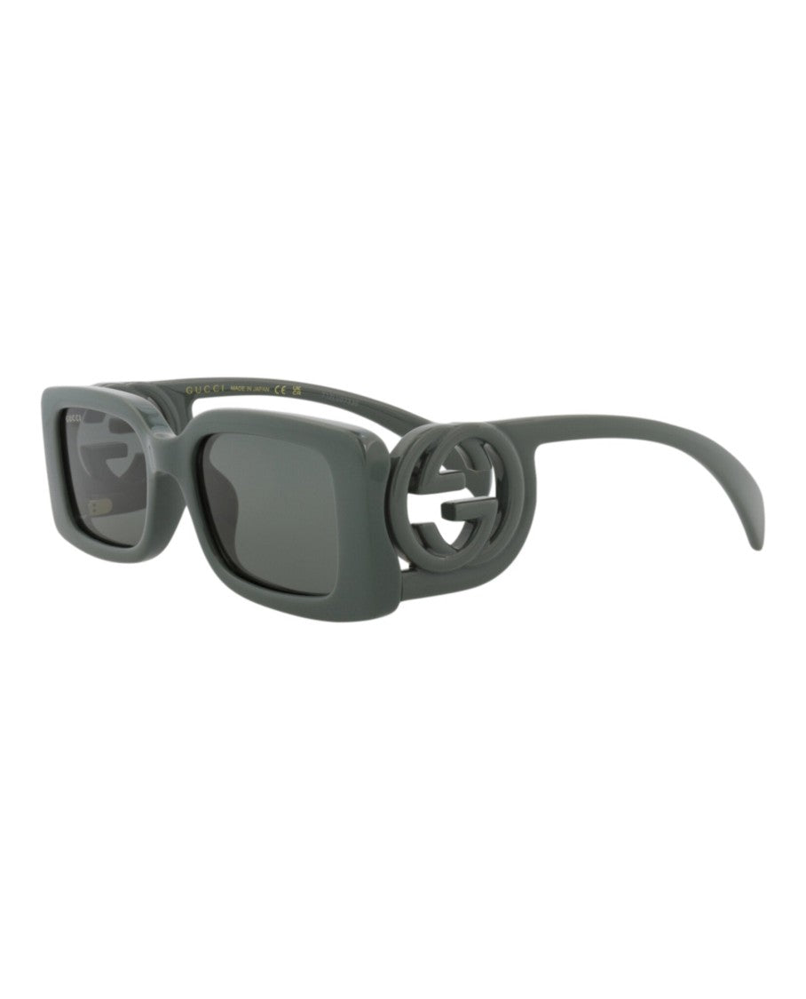 Gucci Square-Frame Injection Sunglasses