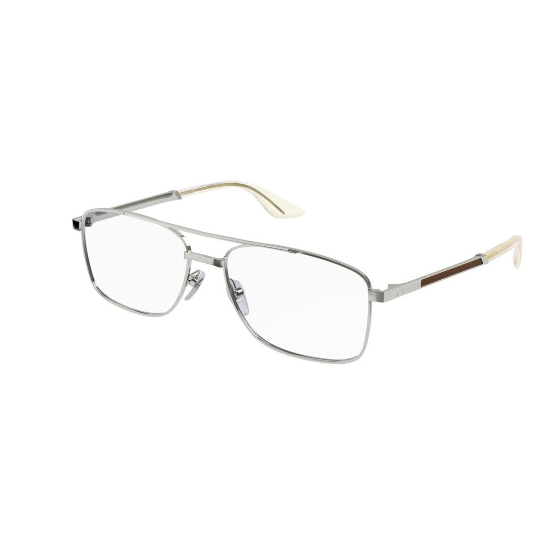 Gucci Gg0986o Rectangular Metal Eyeglasses