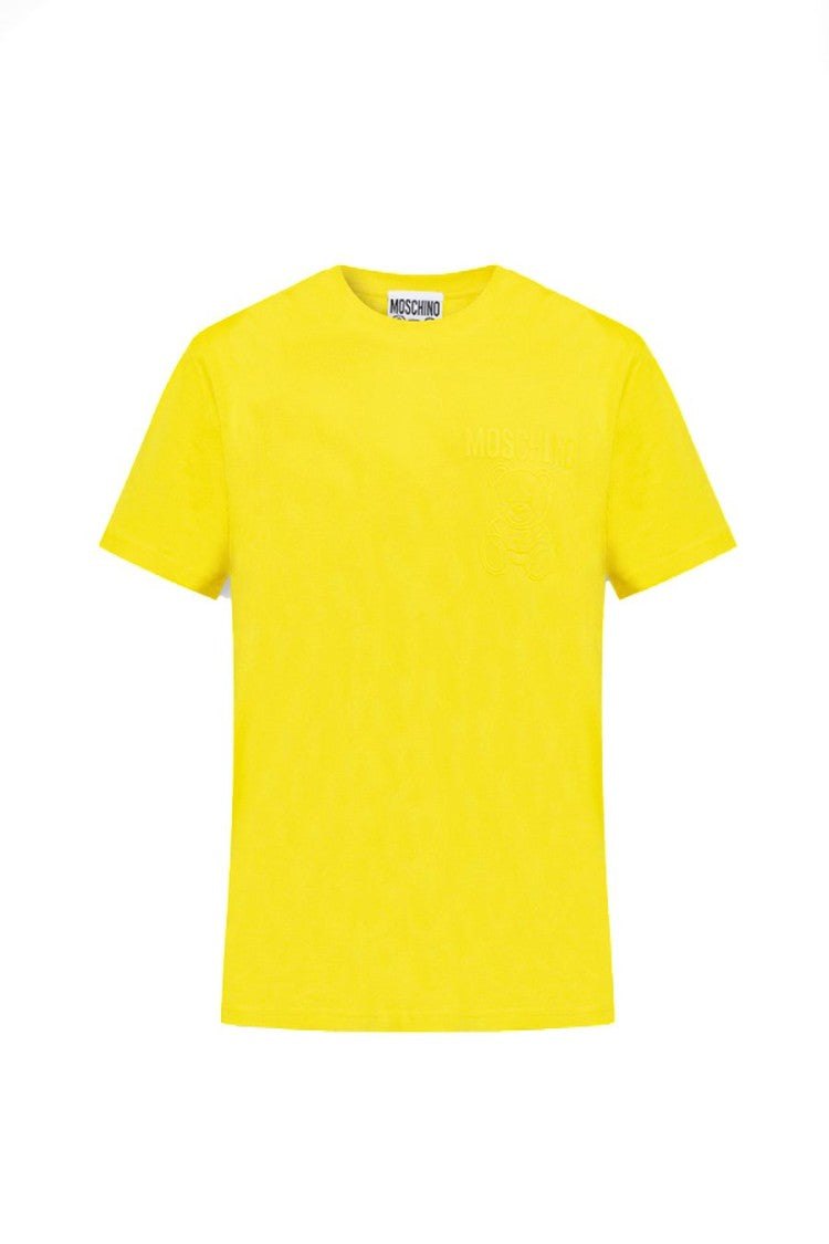 Moschino Yellow Logo Print T-Shirt