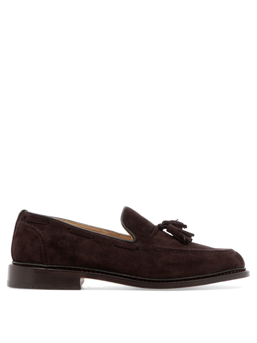Tricker's Tassel-Detail Brown Leather Loafers By Tricker's