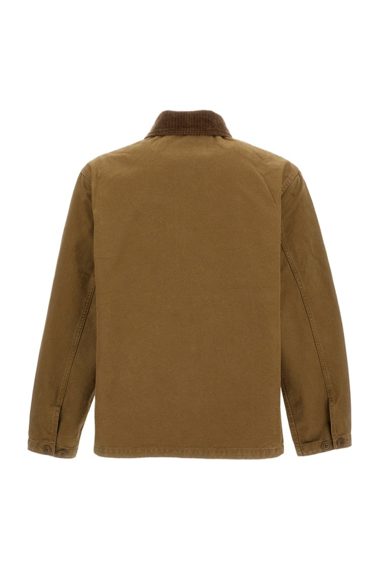 Filson Brown Cotton Canvas Jacket