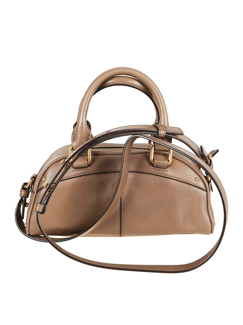Chloé Structured Small Bowling Bag In Luxurious Calfskin
