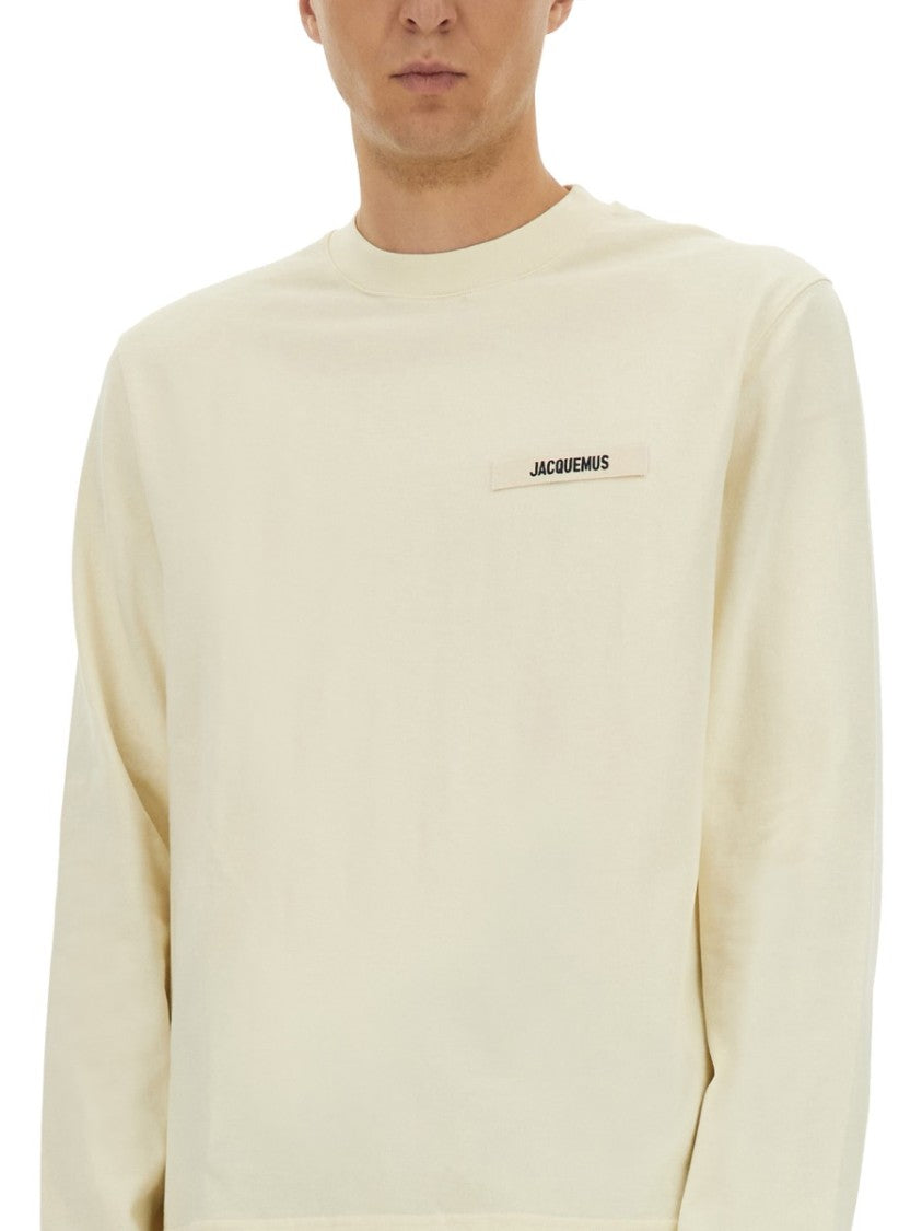 Jacquemus Relaxed Fit Crew Neck Long-Sleeved T-Shirt