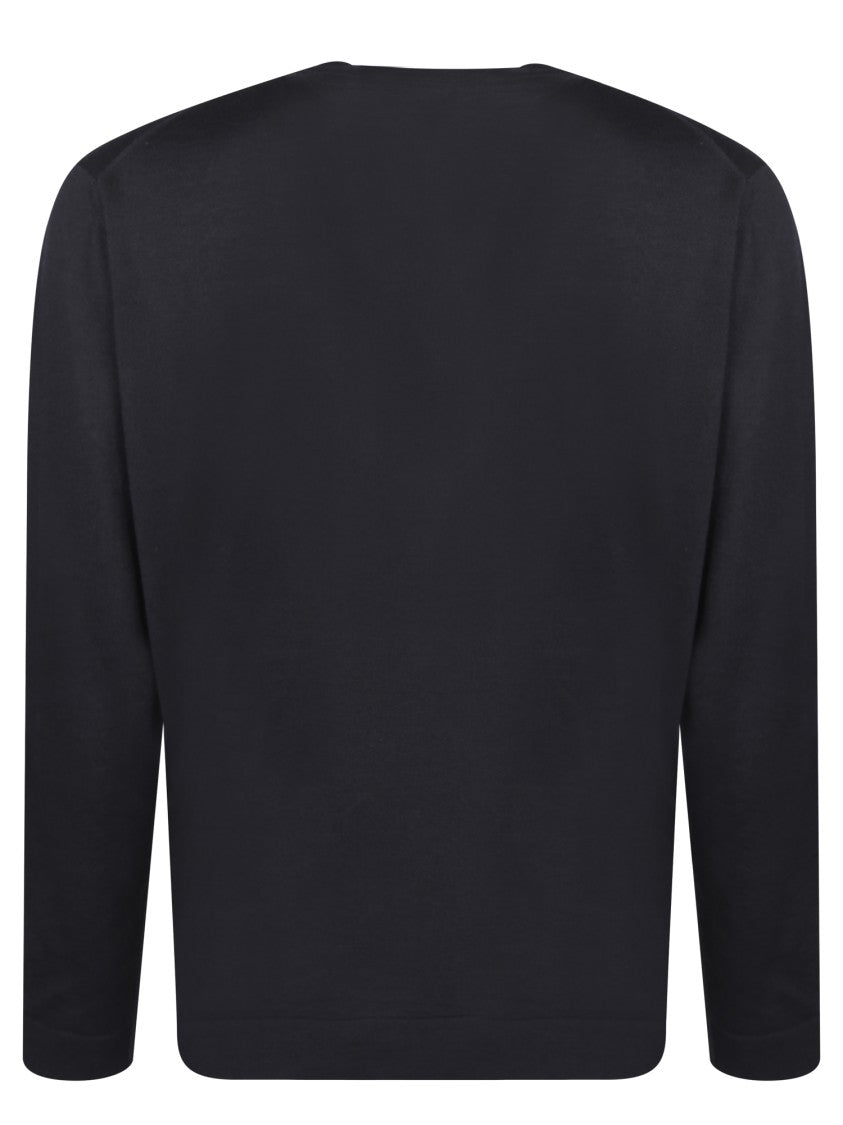 Dell'oglio Black Wool T-Shirt