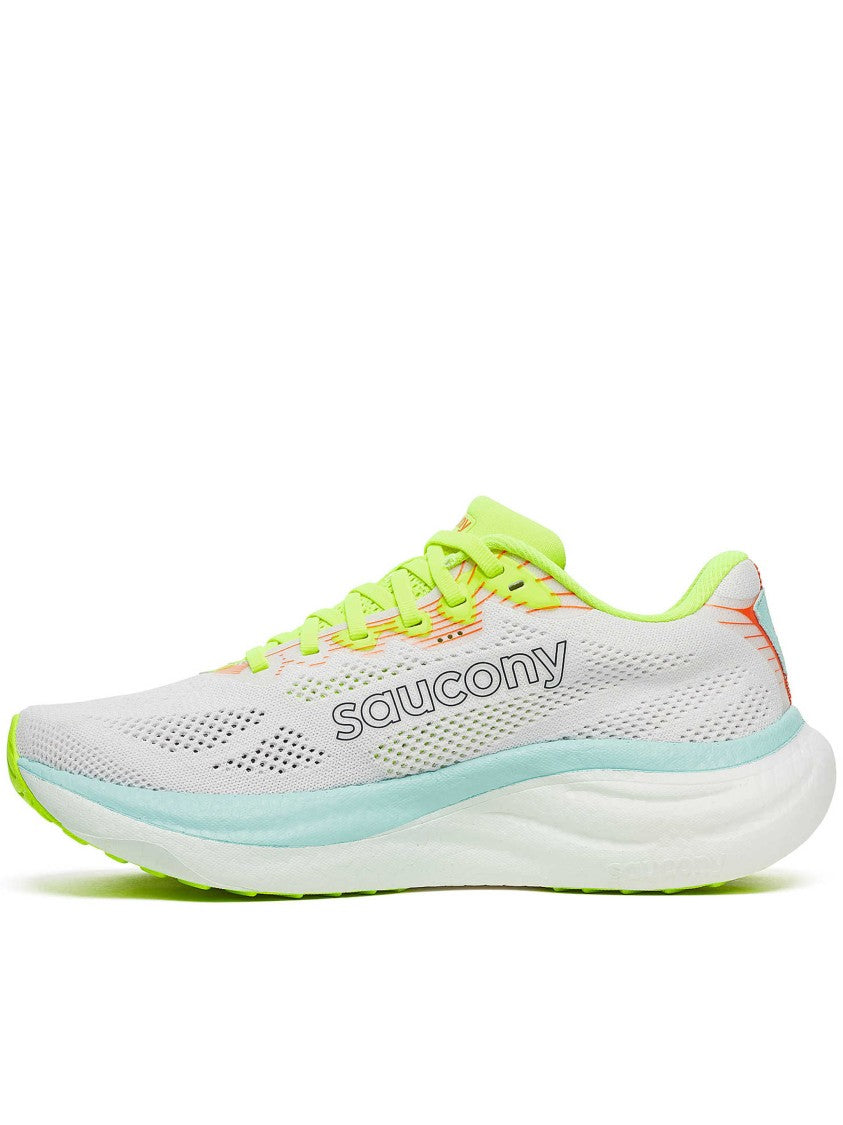 Saucony Light Tonal Running Sneakers With Neon Accents