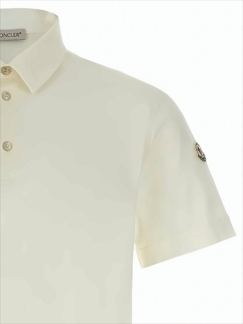 Moncler Short-Sleeve Polo Shirt With Embroidered Logo