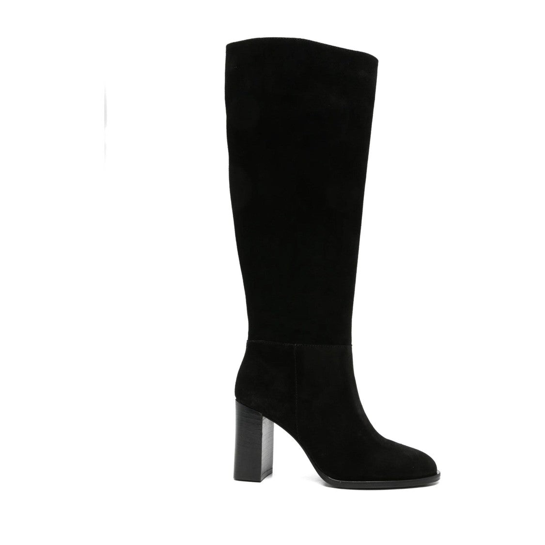 Adrianna Feretti Black Block Heel Suede Boots