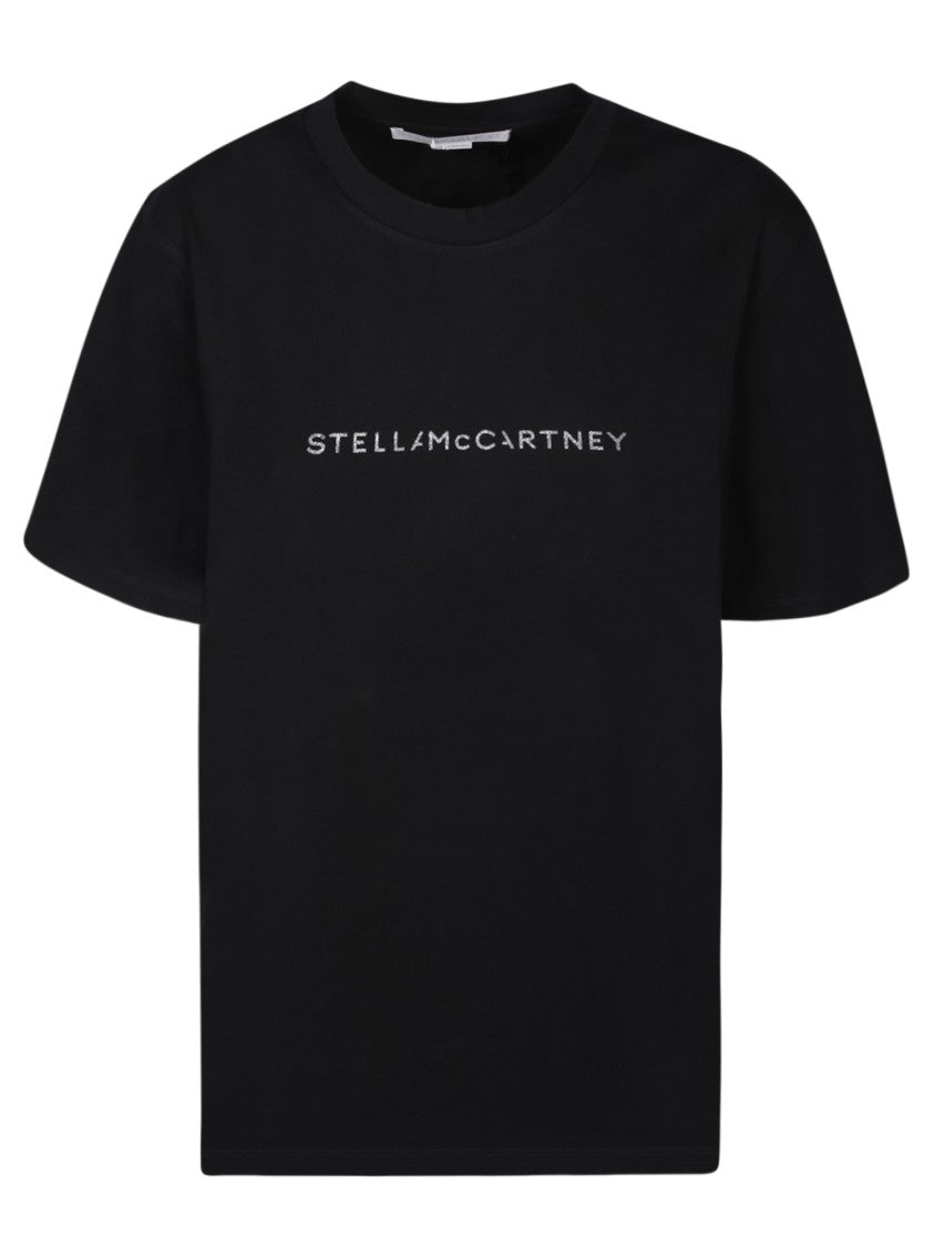 Stella Mccartney Blcak Cotton T-Shirt