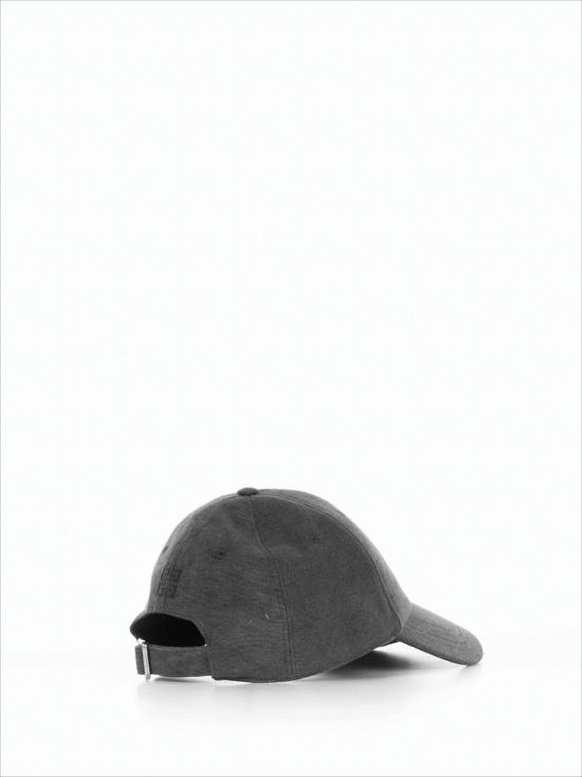 Givenchy Classic Grey Cotton Baseball Cap