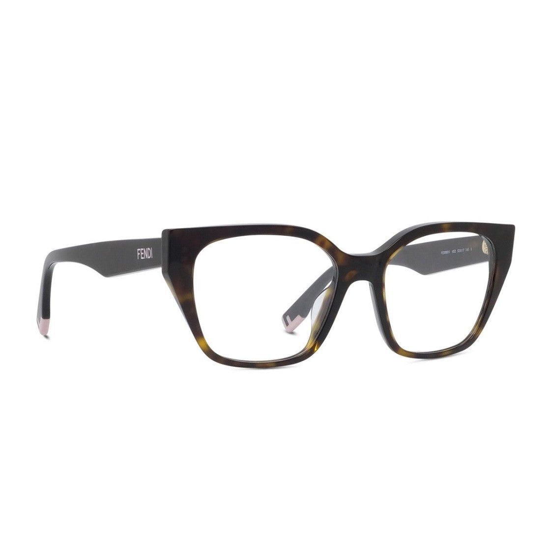 Fendi Havana Way Acetate Cat-Eye Glasses