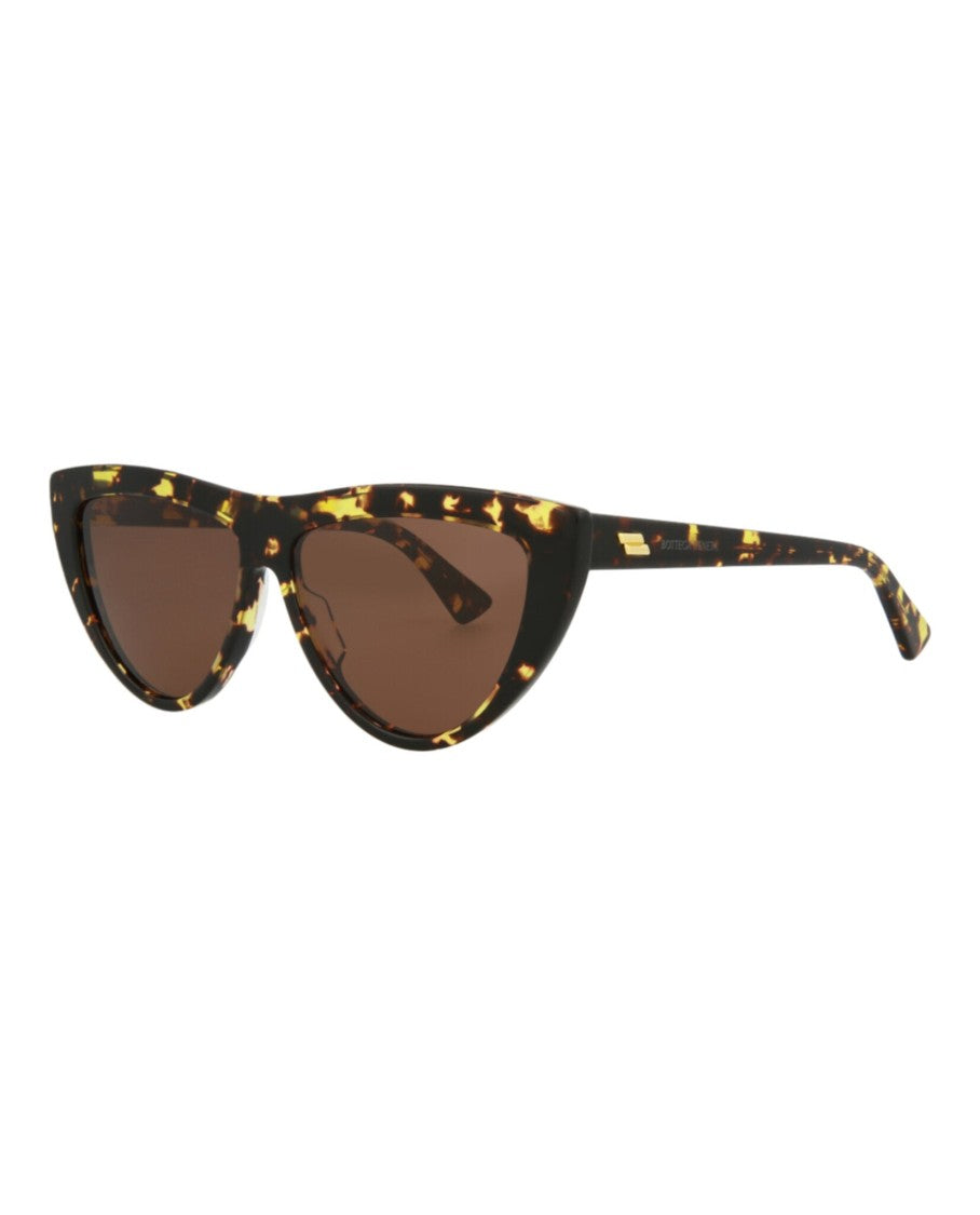 Bottega Veneta Cat Eye-Frame Acetate Sunglasses With Tortoiseshell Design