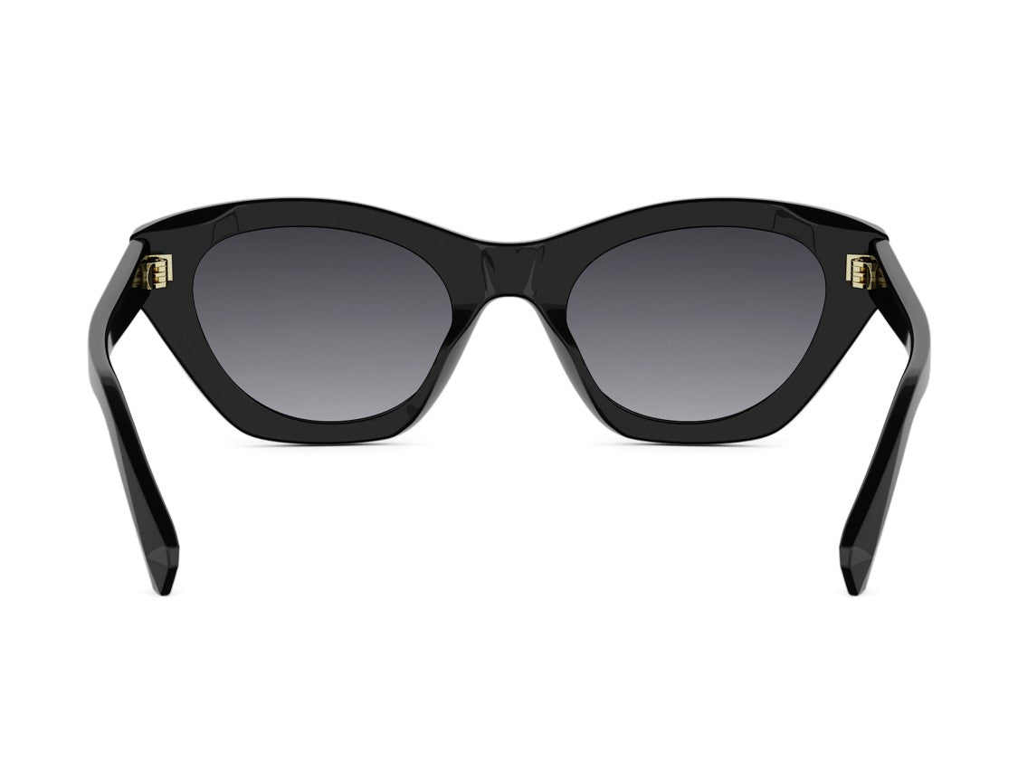 Bulgari Glossy Black Bv40099i Oversized Cat-Eye Sunglasses