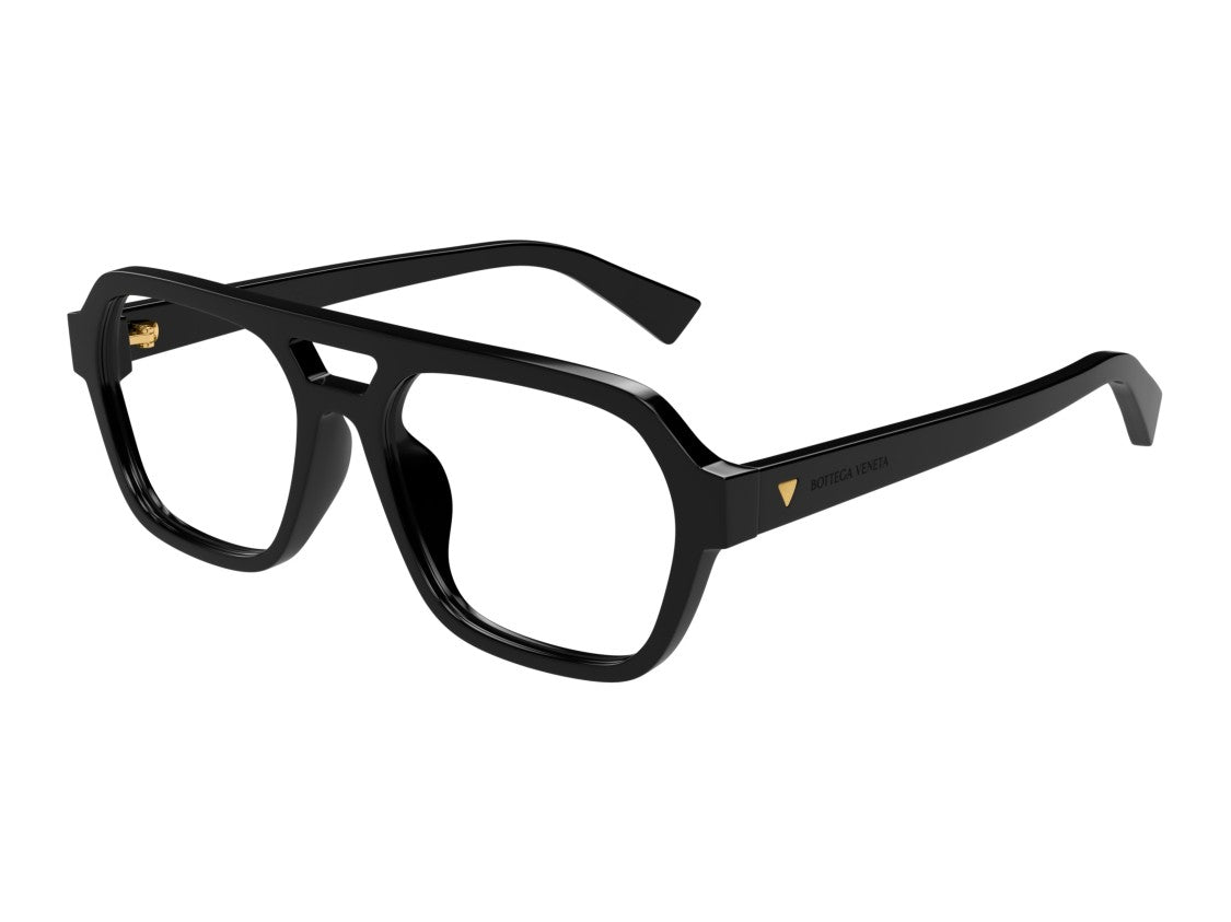 Bottega Veneta Bold Double-Bridge Oversized Square Sunglasses