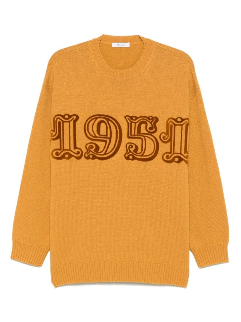 Max Mara Wool/Cashmere Blend Crew Neck Fido Sweater