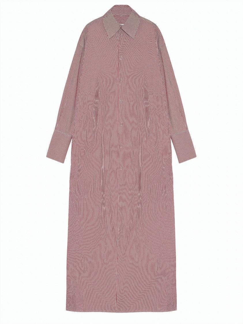 Armarium Malik Cotton Dress With Striped Pattern