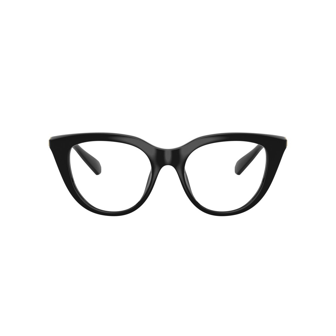 Swarovski Glossy Black Bold Cat-Eye Eyeglasses