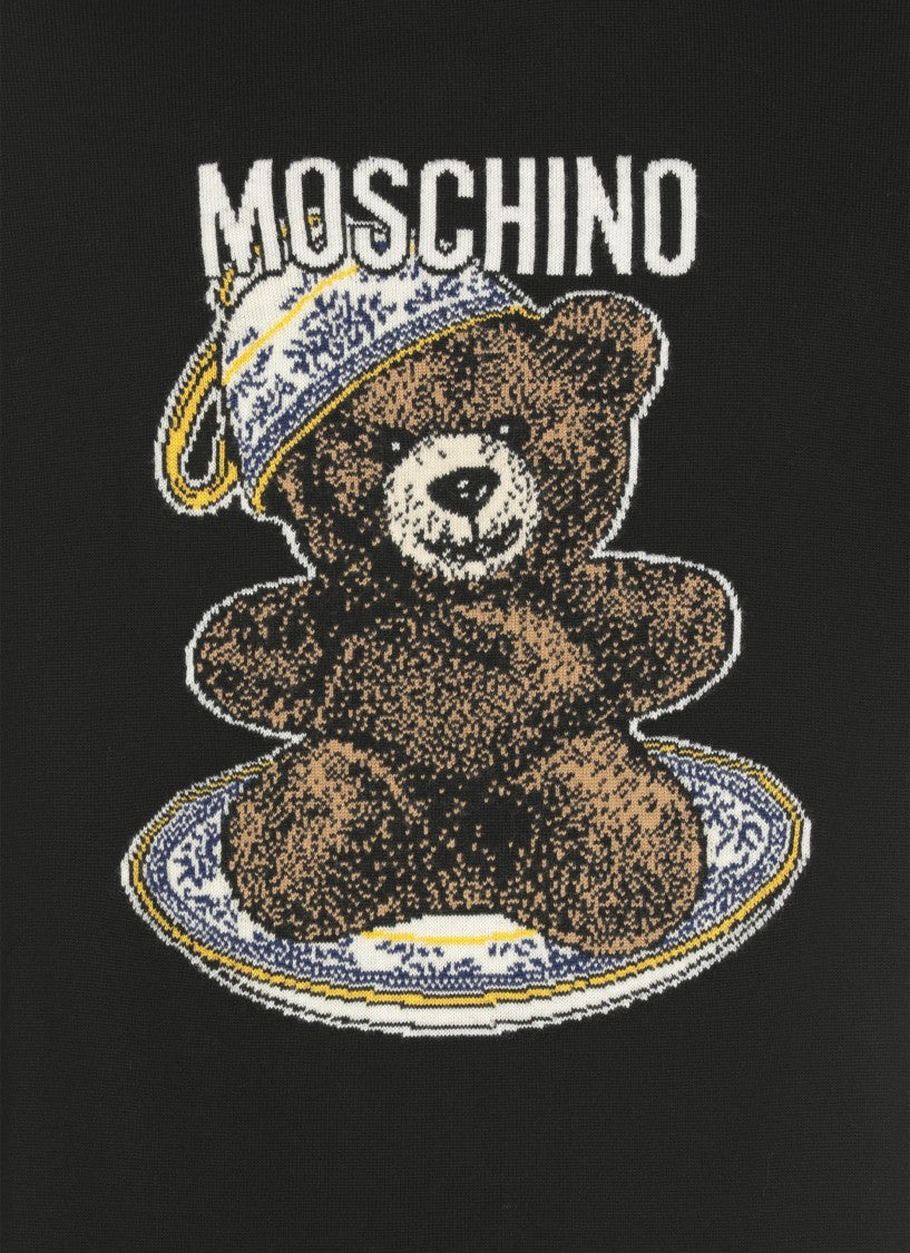 Moschino Black Wool Sweater