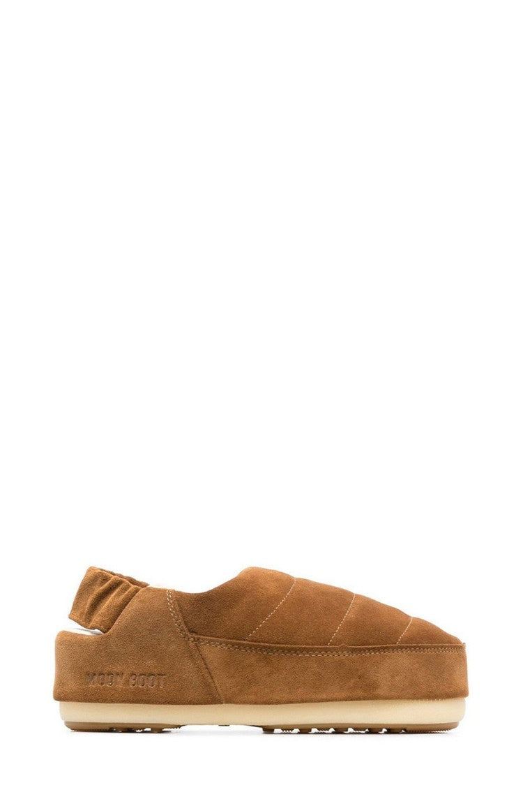 Moon Boot Cognac Leather Sandals