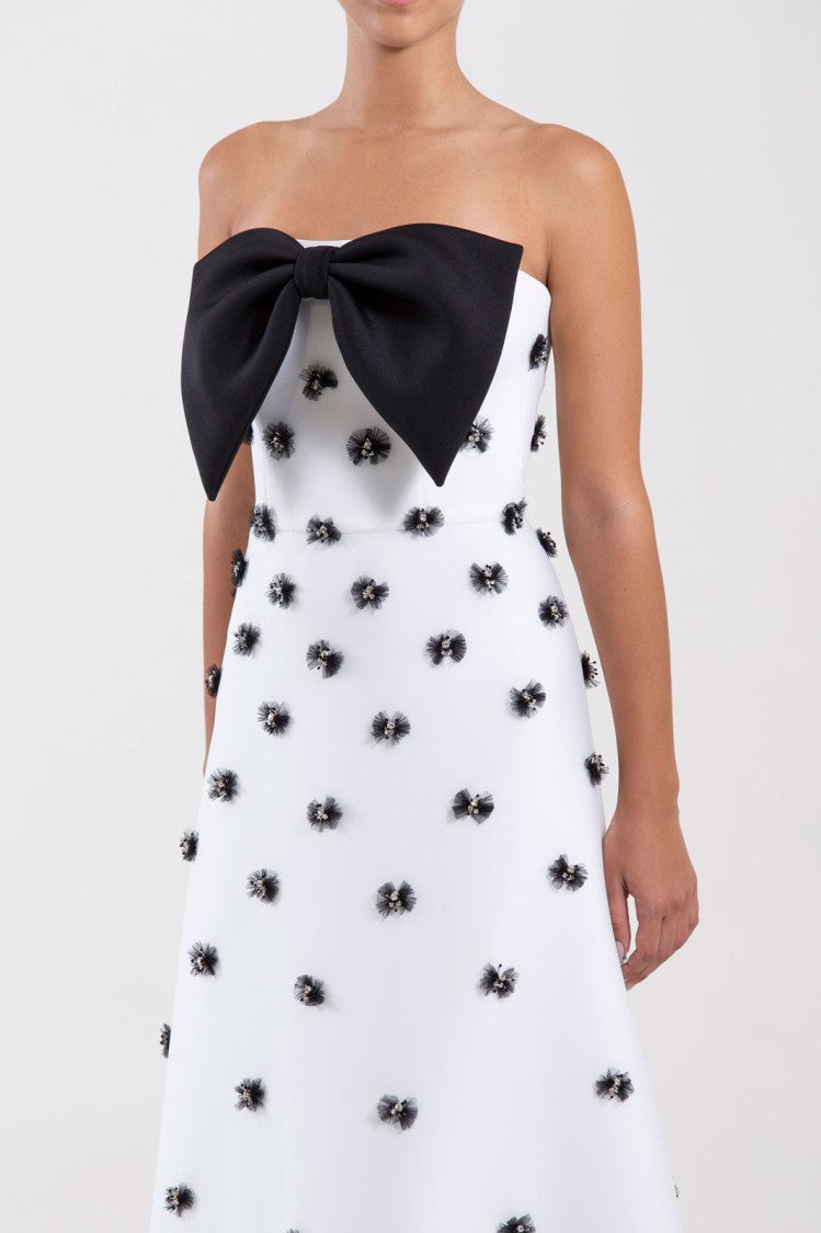 Saiid Kobeisy Scuba Beaded Dress