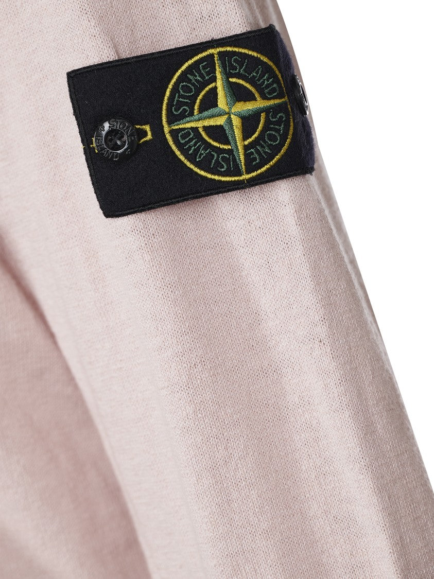 Stone Island Relaxed Fit Pink Sweater
