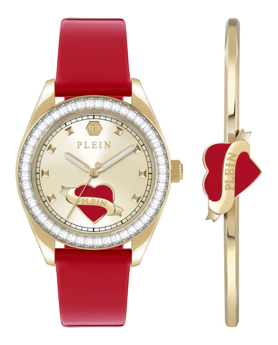 Philipp Plein Valentine Box Set With Gold-Tone Watch