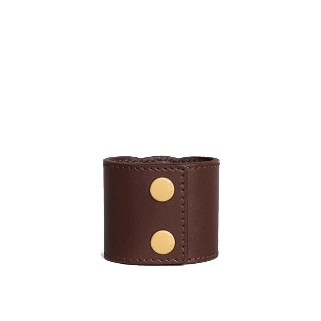 Celine Brown Calf Leather Leather Hair Cuff