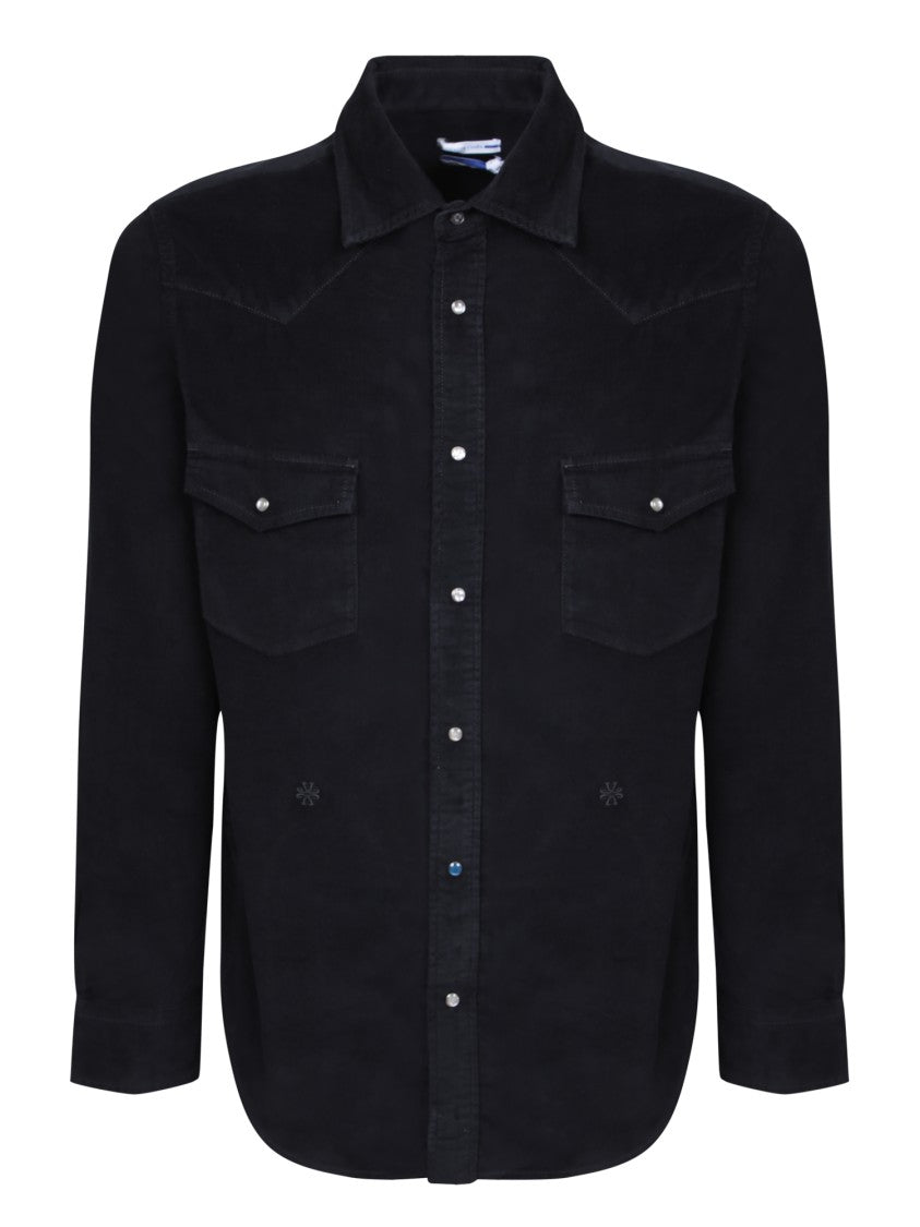 Jacob Cohen Casual Black Cotton Shirt
