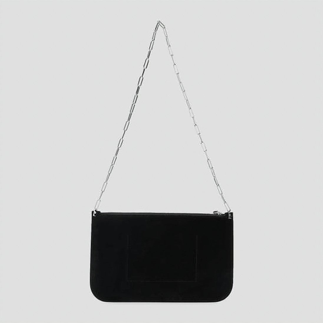 Phoebe Philo Smooth Leather Clutch With Silver-Tone Chain Strap
