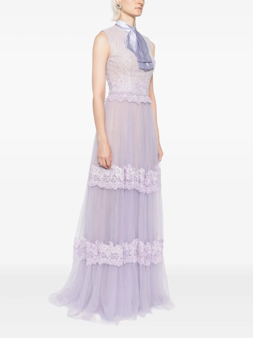 Saiid Kobeisy Lace Long Dress