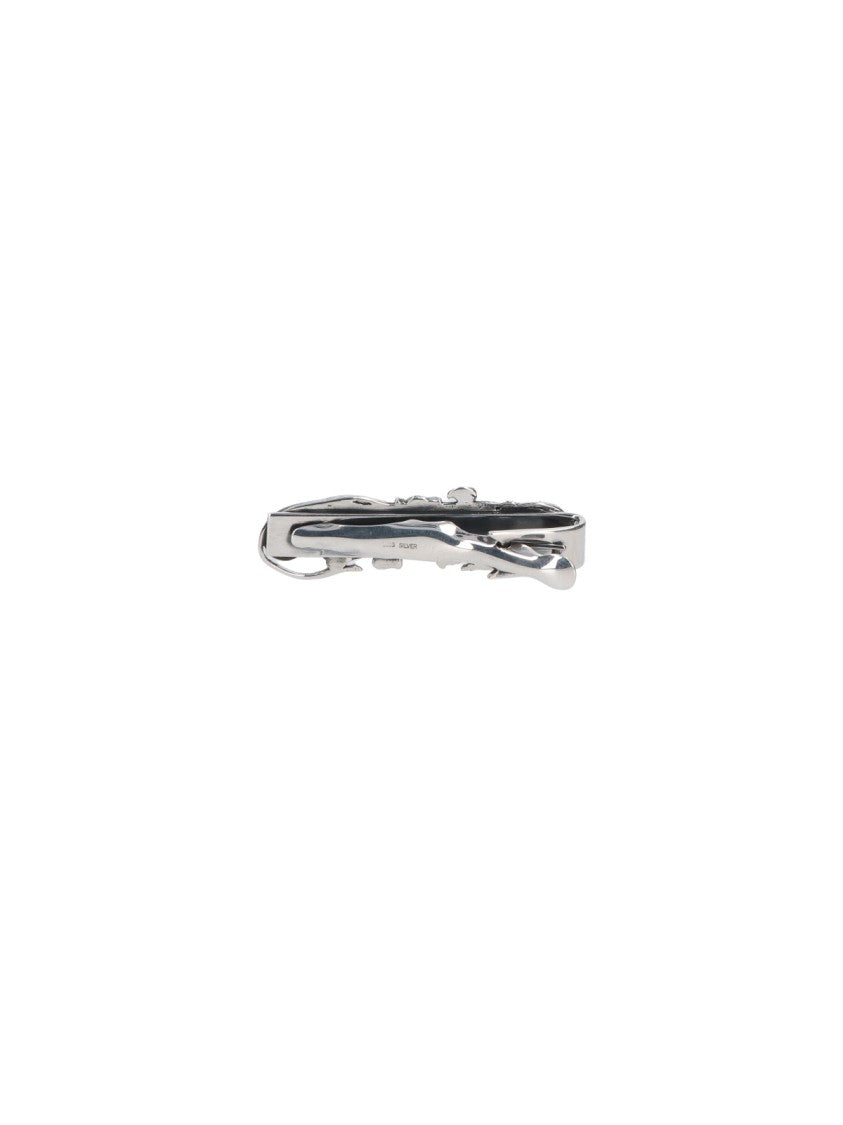 Enfants Riches Déprimés “Artic” Tie Clip in White Bronze