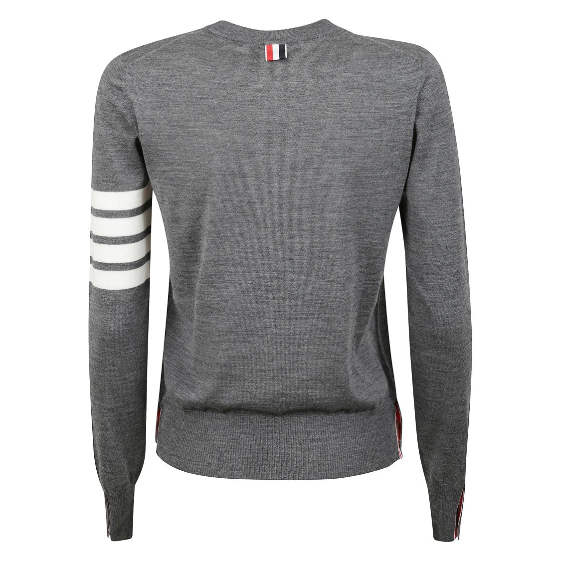 Thom Browne Crewneck Sweater With Four-Bar Detail
