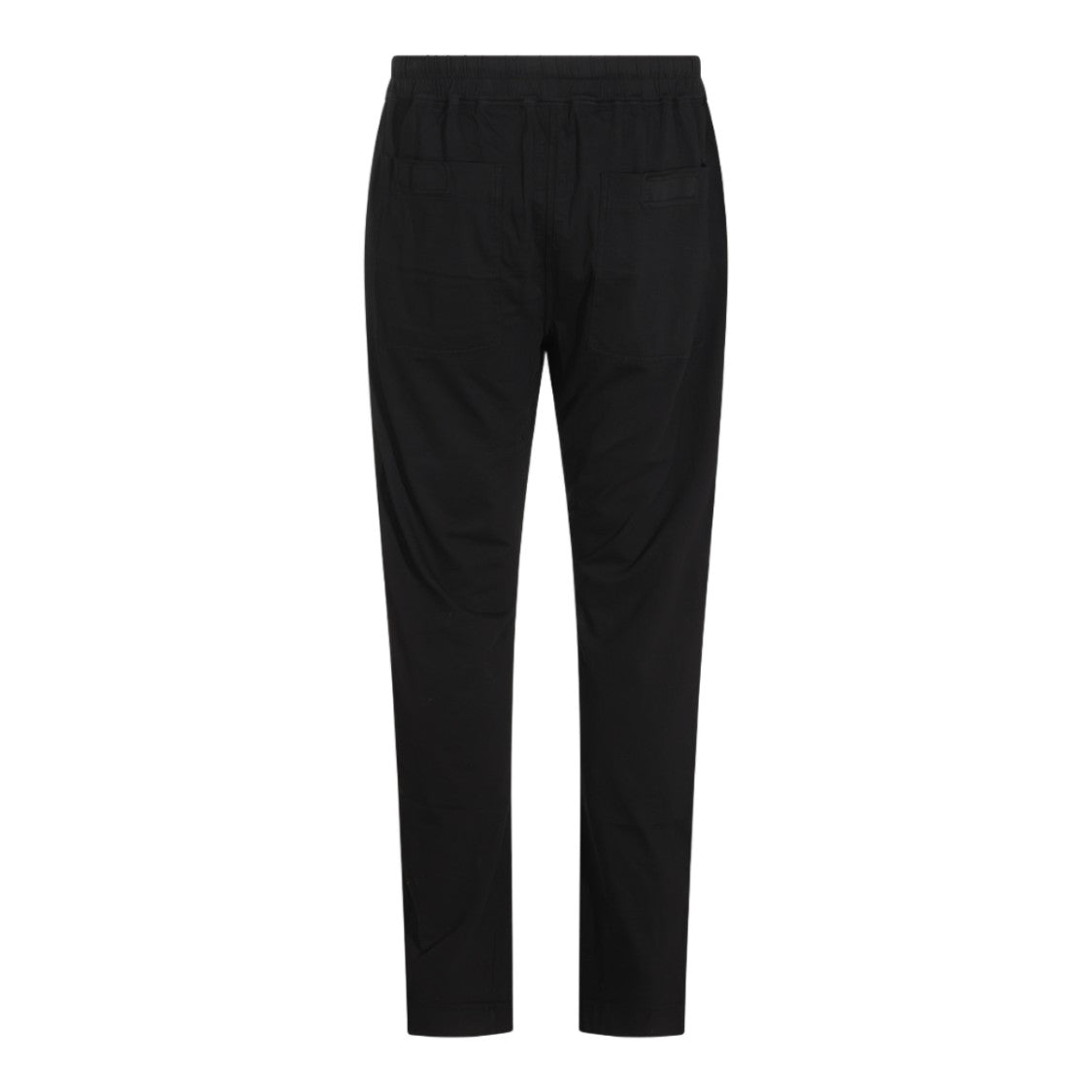 Drkshdw By Rick Owens Black Slim Fit Drawstring Elastic Waistband Pants