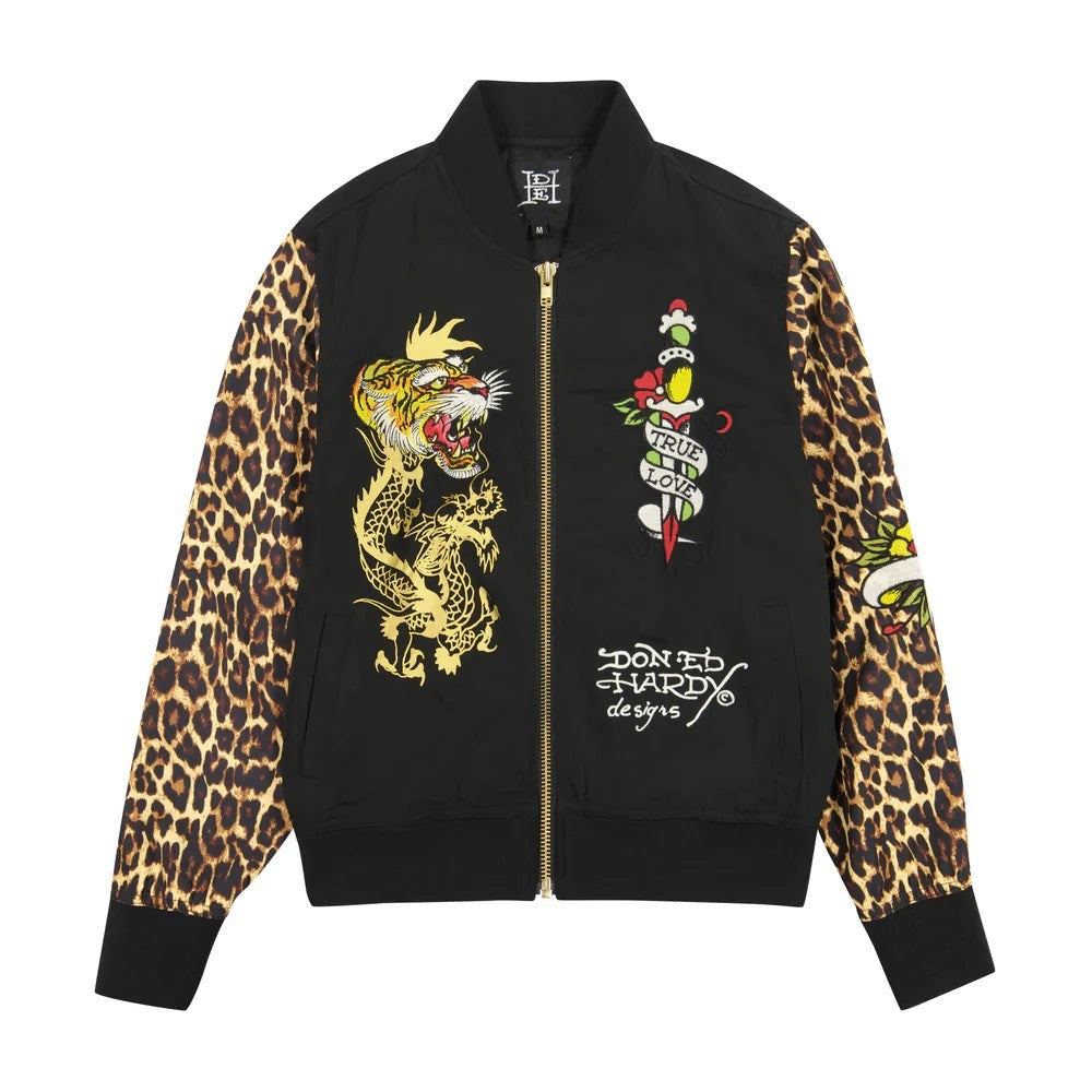 Ed Hardy Tiger Dagger Souvenir Jacket - Ehws7100-1