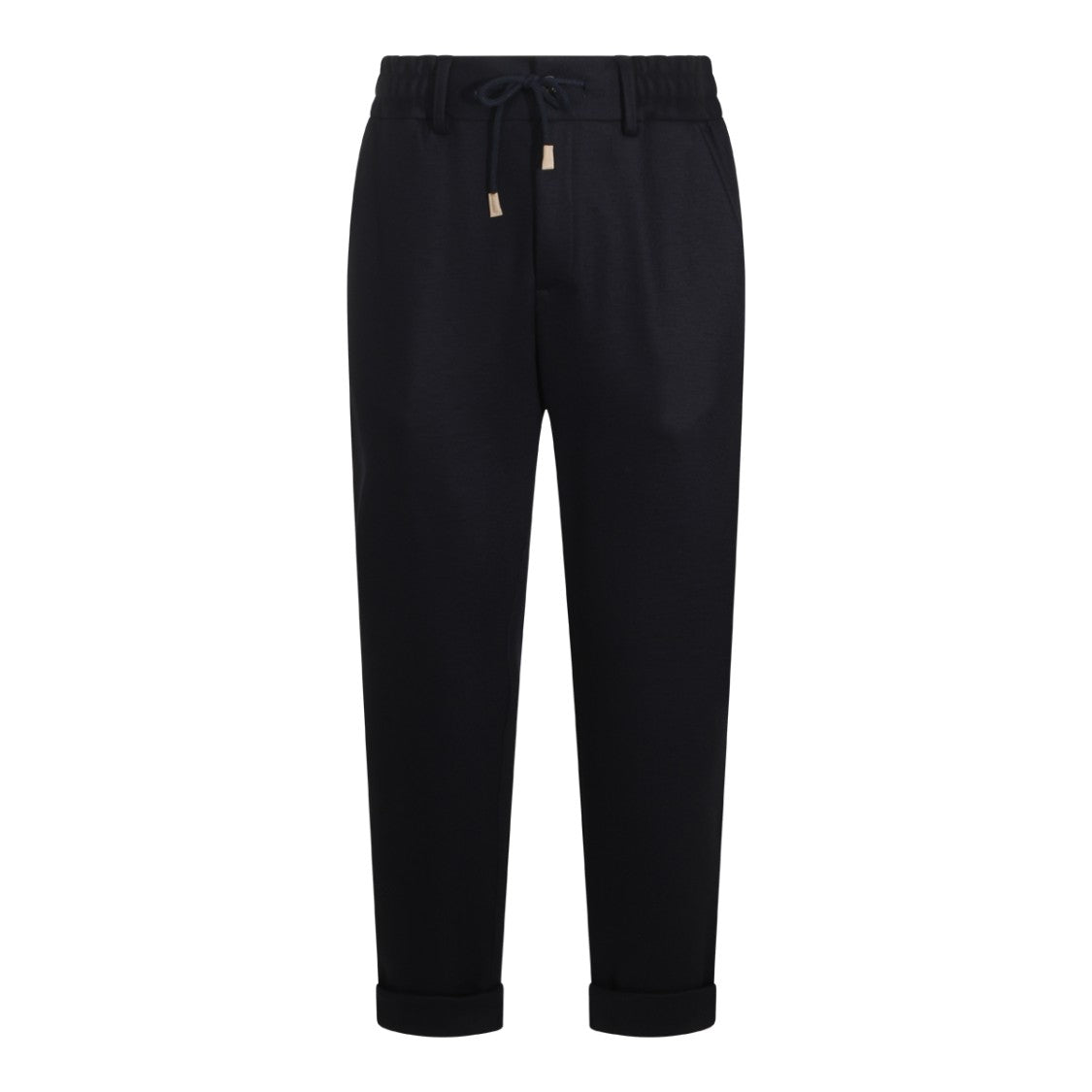Eleventy Relaxed-Fit Trousers With Drawstring Waistband And Tapered Legs