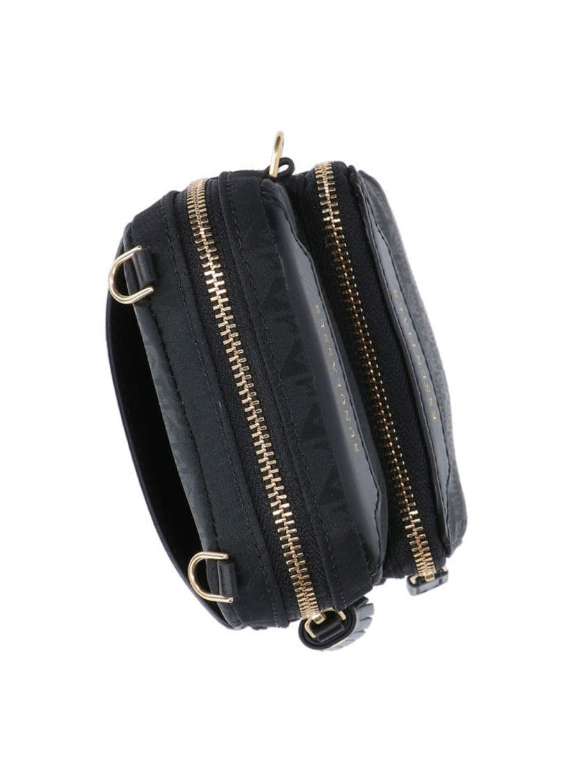 Anya Hindmarch Black Logo Essentials Nylon Shoulder Bag