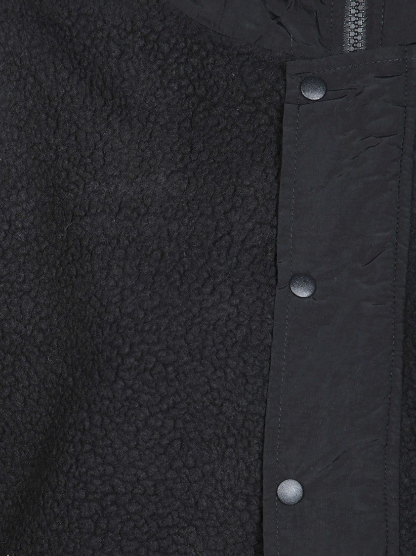 Entire Studios Felpa System Half Zip Textured High Collar Sweatshirt