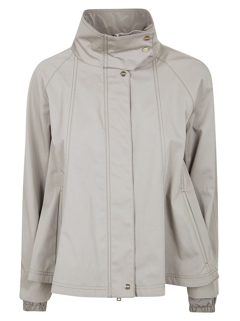 Herno Water-Repellent Cotton Gabardine Cape