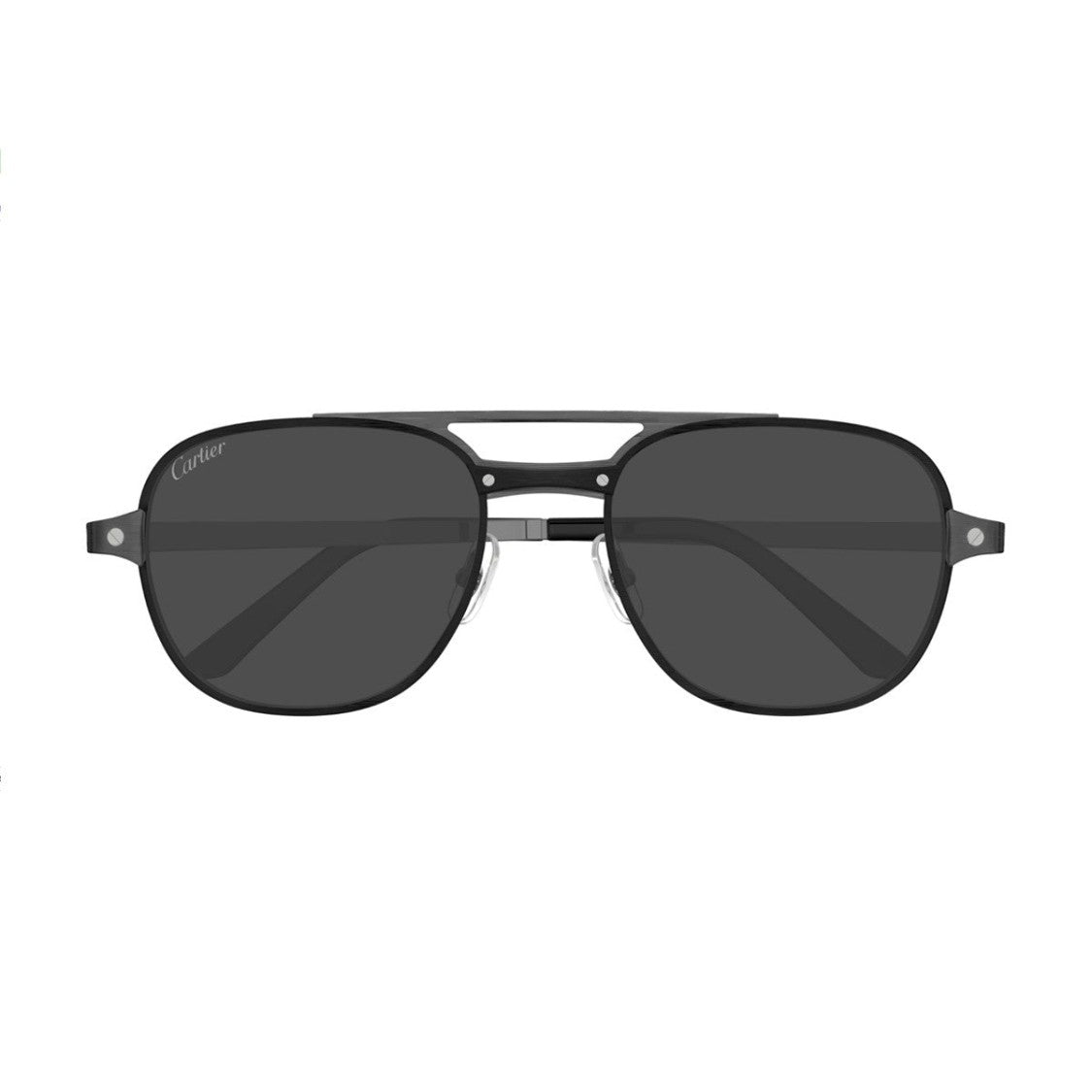 Cartier Grey Ct0477s Santos De Cartier Titanium Sunglasses