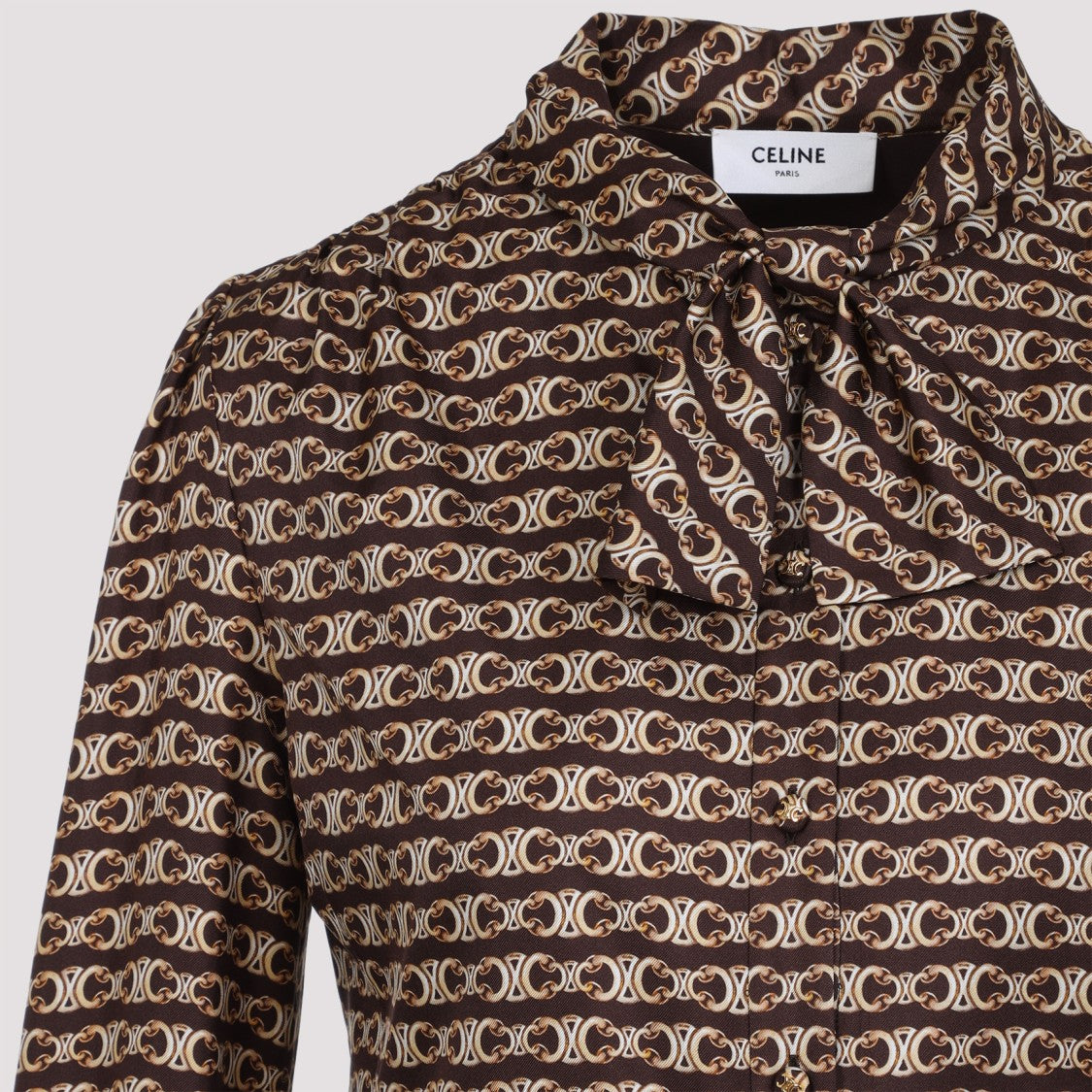 Celine Mini Robe Lavalliere With Signature Print