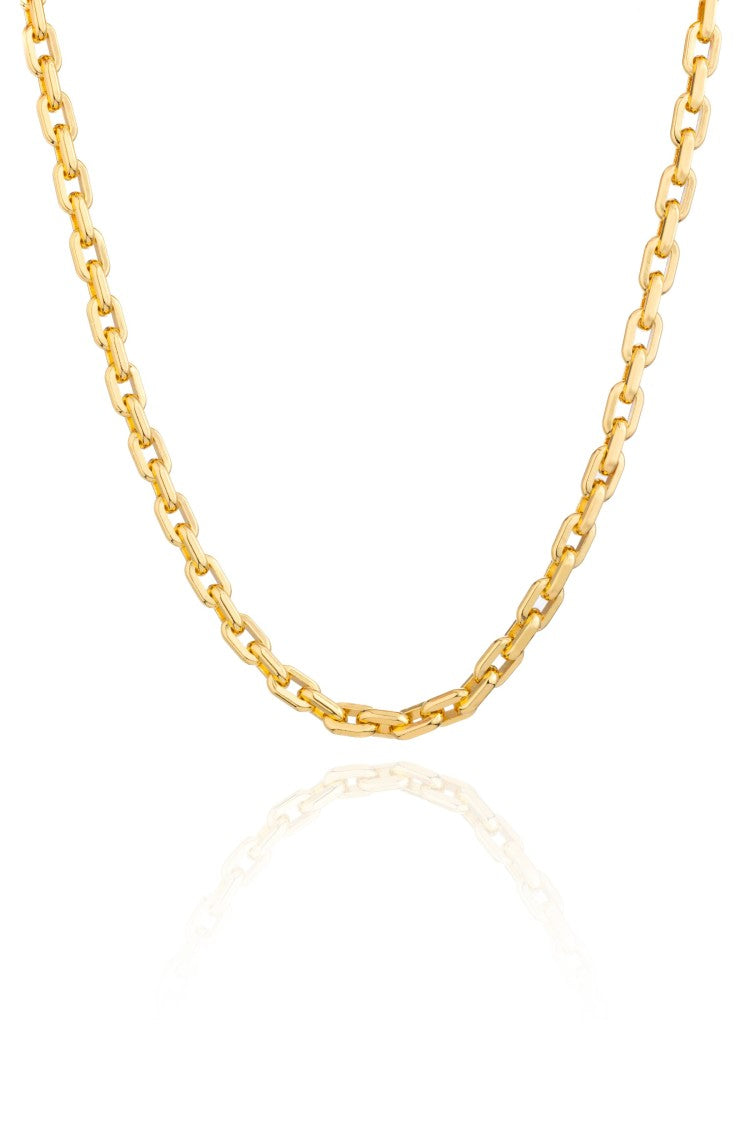 Federica Tosi Gold Lace Cindy 18K Gold Plated Bronze Metal Necklace