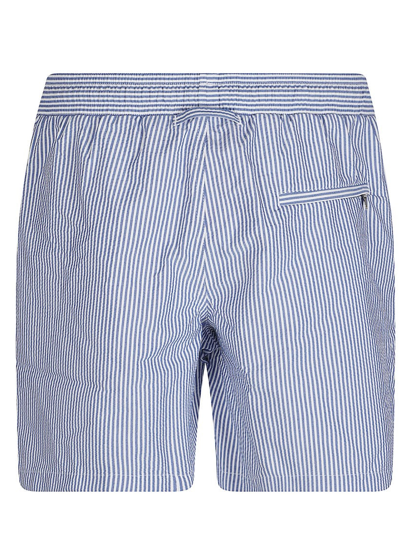 Orlebar Brown Vertical Stripe Men's Shorts With Adjustable Drawstring Waistband