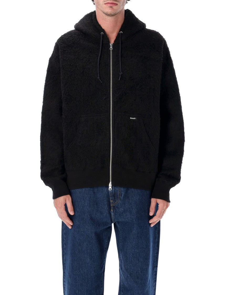 Huf Brushed Fleece Jacket With Kangaroo Pockets