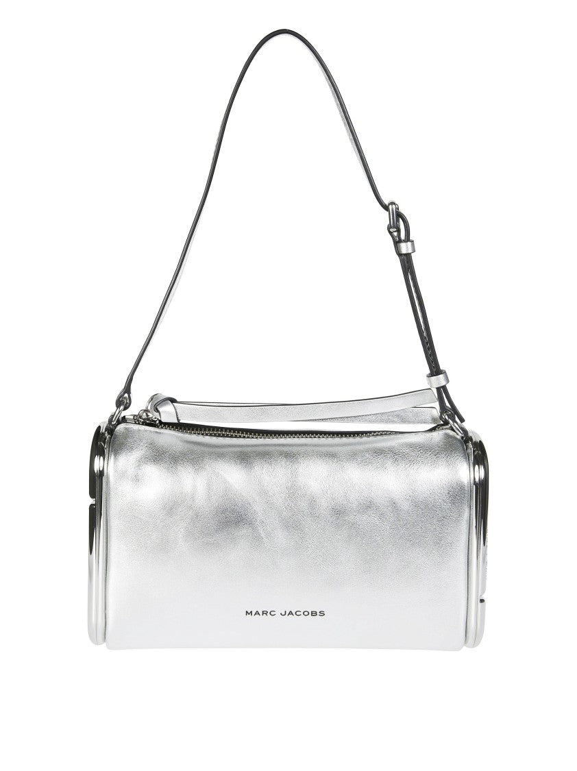 Marc Jacobs The Juliette Rectangular Silver Leather Shoulder Bag